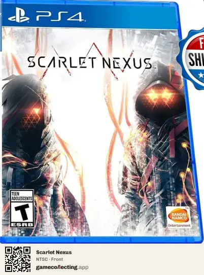 Scarlet Nexus PlayStation 4, NTSC box front