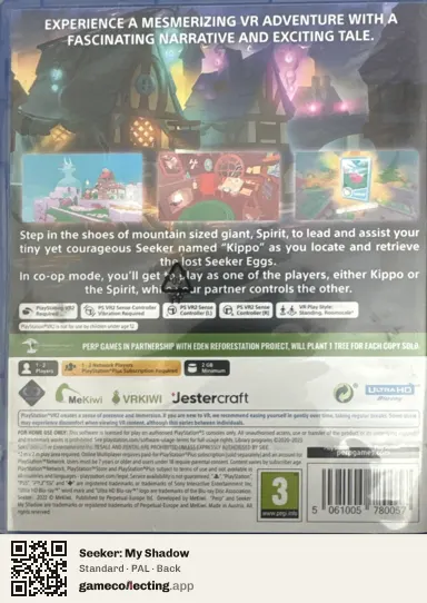 Seeker: My Shadow PlayStation 5, PAL box back