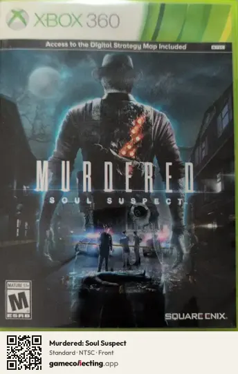 Murdered: Soul Suspect Xbox 360, NTSC box front