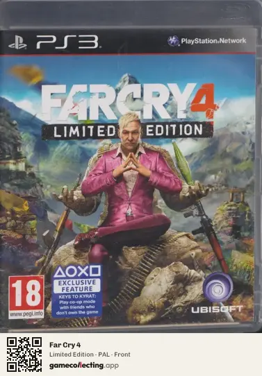 Far Cry 4 PlayStation 3, PAL box front