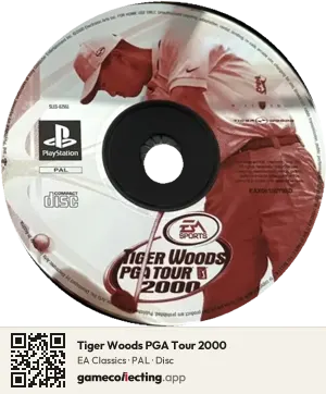 Tiger Woods PGA Tour 2000 PlayStation, PAL disc