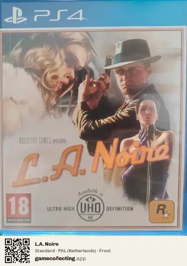 L.A. Noire PlayStation 4, Netherlands box front