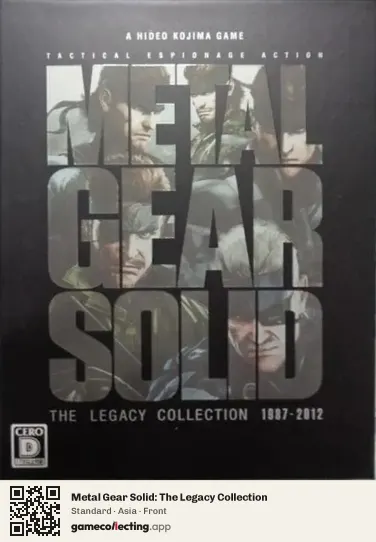 Metal Gear Solid: The Legacy Collection PlayStation 3, Asia box front