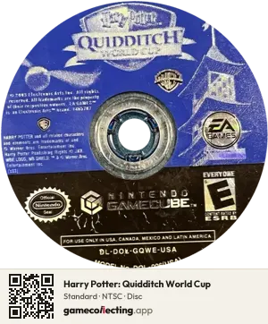 Harry Potter: Quidditch World Cup Nintendo GameCube, NTSC disc