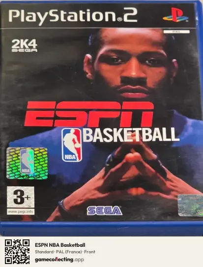 ESPN NBA Basketball PlayStation 2, France box front