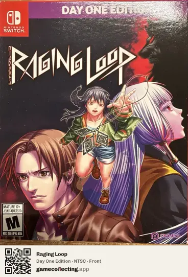 Raging Loop Nintendo Switch, NTSC box front