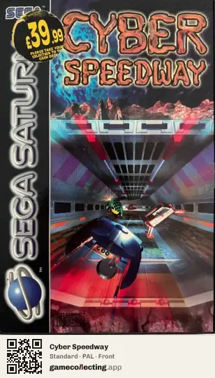 Cyber Speedway Sega Saturn, PAL box front