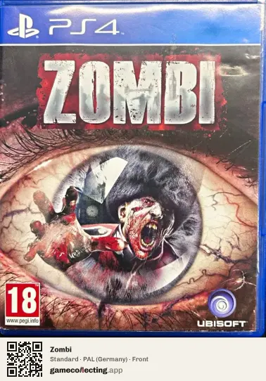 Zombi PlayStation 4, Germany box front
