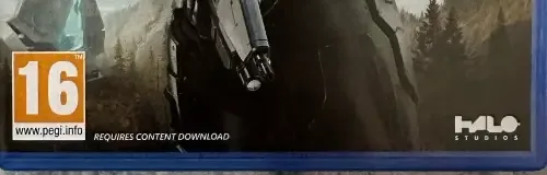 Halo: Campaign Evolved, the PEGI square on its front