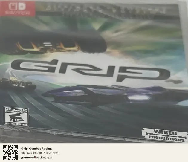 Grip: Combat Racing Nintendo Switch, NTSC box front