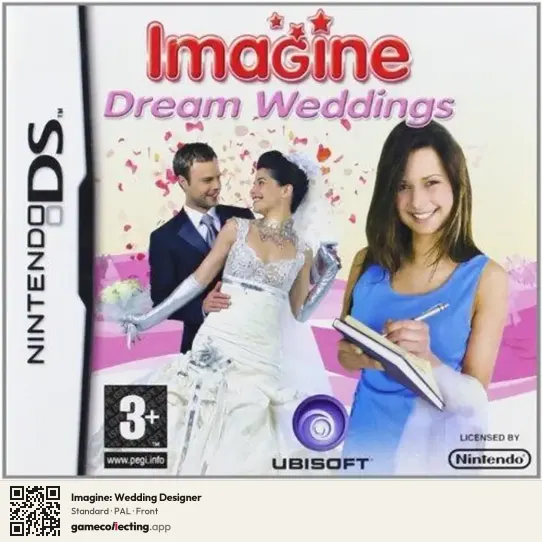 Imagine: Wedding Designer Nintendo DS, PAL box front