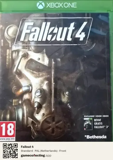 Fallout 4 Xbox One, Netherlands box front