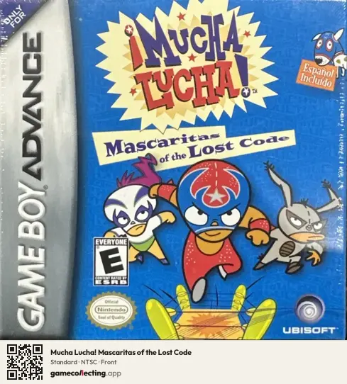 Mucha Lucha! Mascaritas of the Lost Code Game Boy Advance, NTSC box front