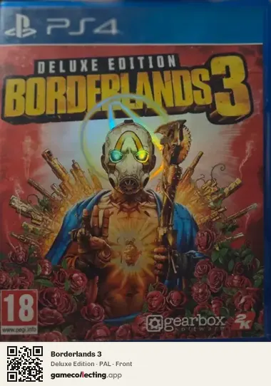 Borderlands 3 PlayStation 4, PAL box front