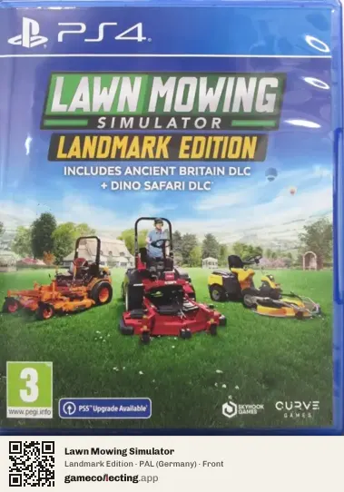 Lawn Mowing Simulator PlayStation 4, Germany box front