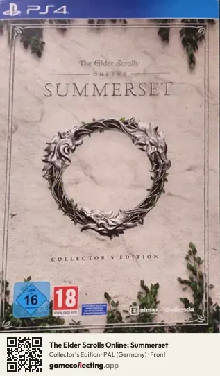 The Elder Scrolls Online: Summerset PlayStation 4, Germany box front