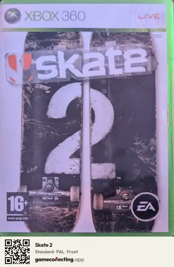 Skate 2 Xbox 360, PAL box front