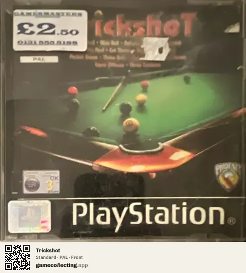 Trickshot PlayStation, PAL box front