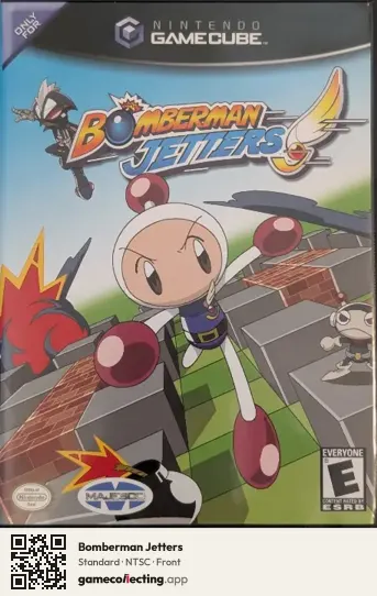 Bomberman Jetters Nintendo GameCube, NTSC box front