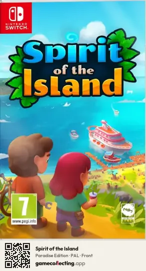 Spirit of the Island Nintendo Switch, PAL box front