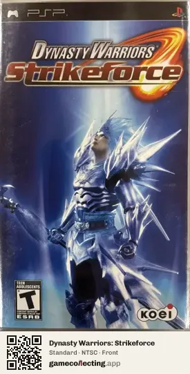 Dynasty Warriors: Strikeforce PlayStation Portable, NTSC box front
