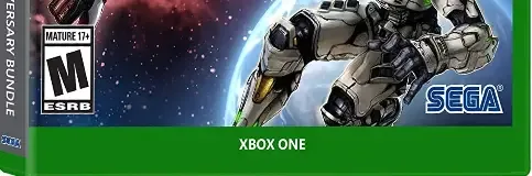 Bayonetta & Vanquish 10th Anniversary Bundle, the ESRB box on its front