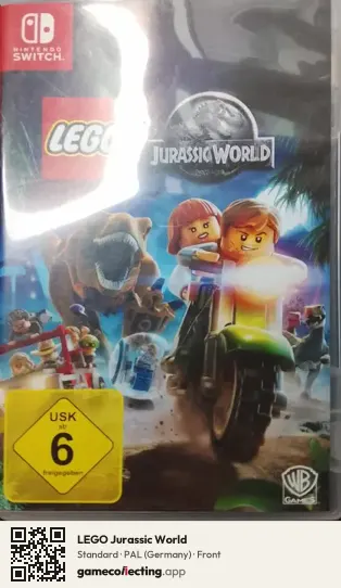 LEGO Jurassic World Nintendo Switch, Germany box front
