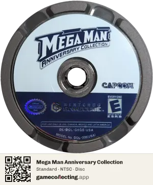 Mega Man Anniversary Collection Nintendo GameCube, NTSC disc