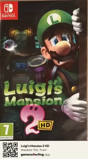 Luigi's Mansion 2 HD Nintendo Switch, PAL box front