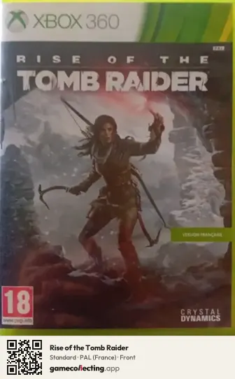 Rise of the Tomb Raider Xbox 360, France box front