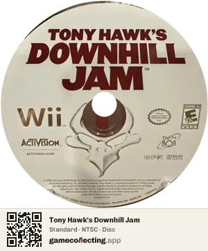 Tony Hawk's Downhill Jam Nintendo Wii, NTSC disc