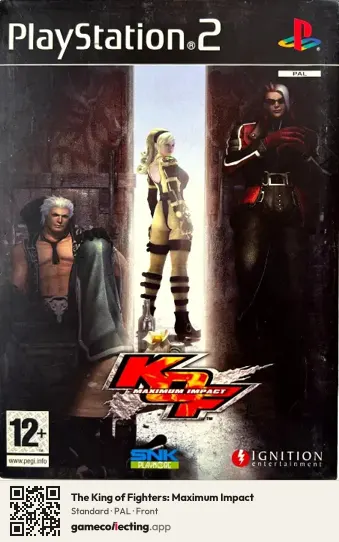 The King of Fighters: Maximum Impact PlayStation 2, PAL box front