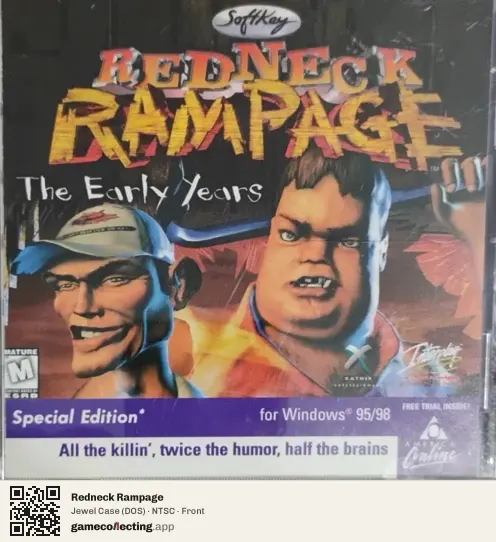 Redneck Rampage Computer, NTSC box front