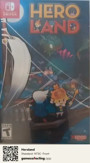 Heroland Nintendo Switch, NTSC box front