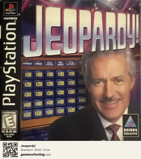 Jeopardy! PlayStation, NTSC box front