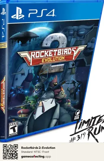 Rocketbirds 2: Evolution PlayStation 4, NTSC box front