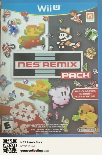 NES Remix Pack Nintendo Wii U, NTSC box front
