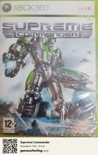 Supreme Commander Xbox 360, PAL box front