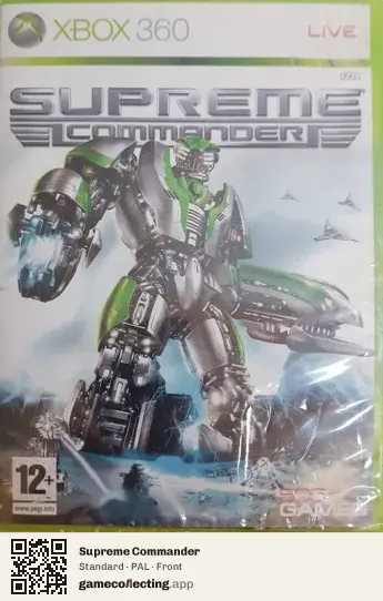 Supreme Commander Xbox 360, PAL box front