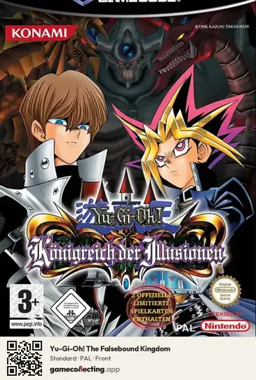Yu-Gi-Oh! The Falsebound Kingdom Nintendo GameCube, PAL box front