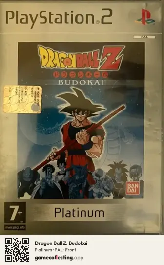 Dragon Ball Z: Budokai PlayStation 2, PAL box front