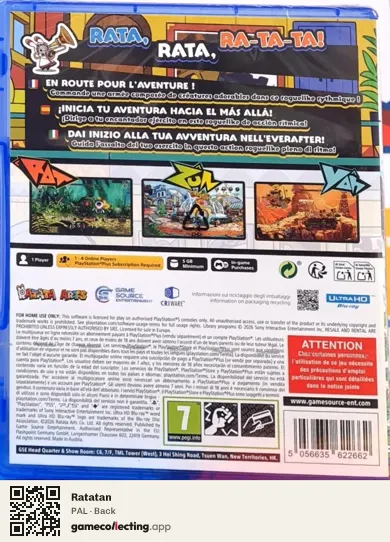 Ratatan PlayStation 5, PAL box back