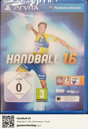 Handball 16 PlayStation Vita, Germany box front