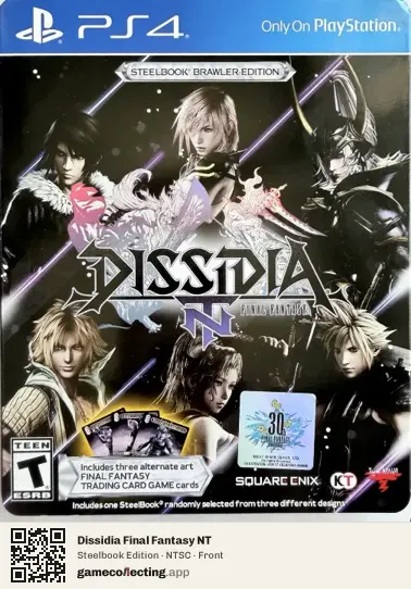 Dissidia Final Fantasy NT PlayStation 4, NTSC box front