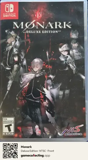 Monark Nintendo Switch, NTSC box front