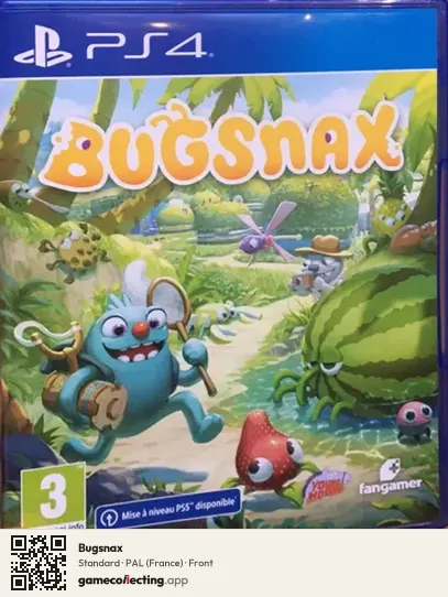Bugsnax PlayStation 4, France box front