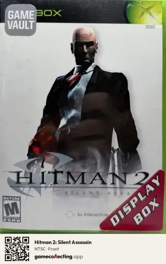 Hitman 2: Silent Assassin Xbox, NTSC box front