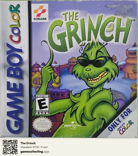 The Grinch Game Boy Color, NTSC box front