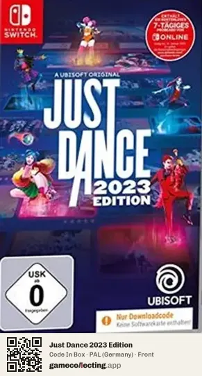 Just Dance 2023 Edition Nintendo Switch, Germany box front