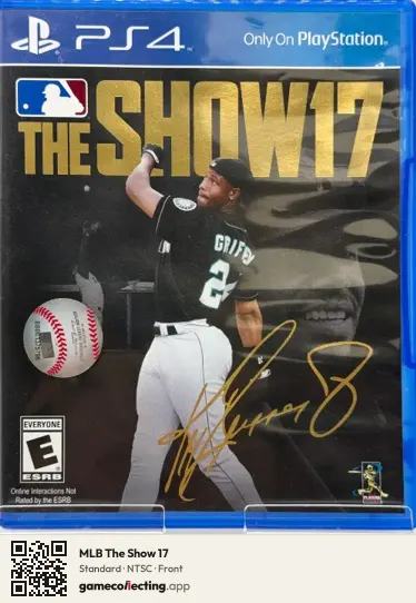 MLB The Show 17 PlayStation 4, NTSC box front